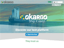 Tablet Screenshot of okargo.com